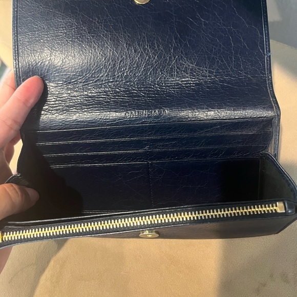 Balenciaga navy long wallet - Picture 5 of 5